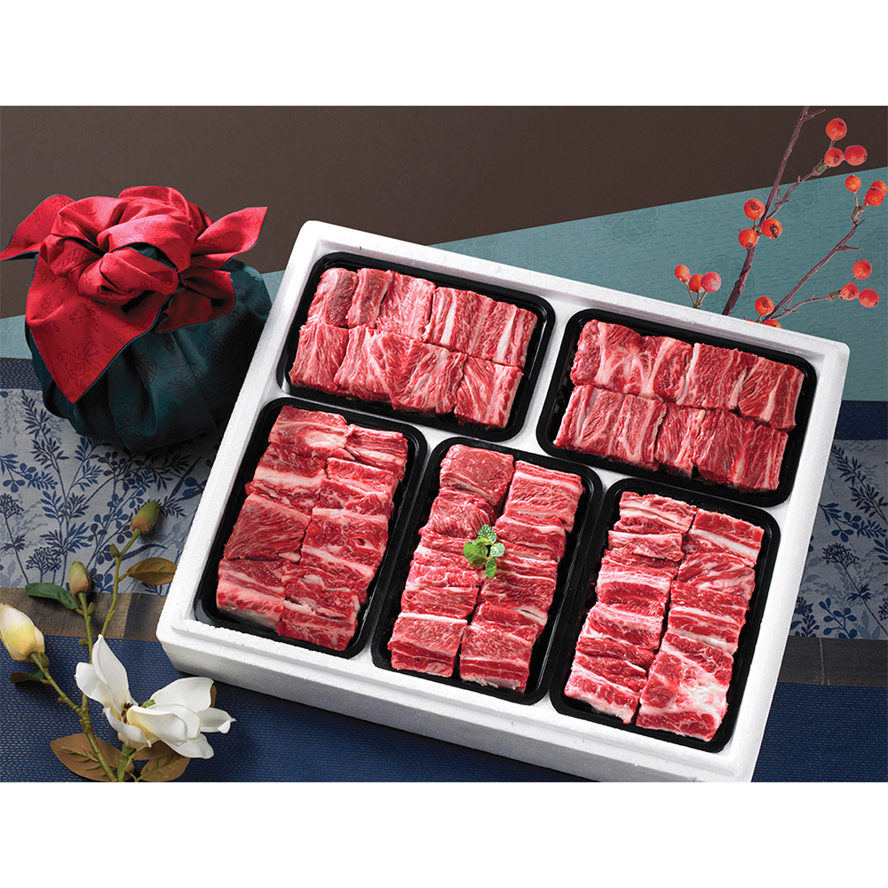 [추석선물세트] 한우 수갈비세트 1호 (800g*5개입)